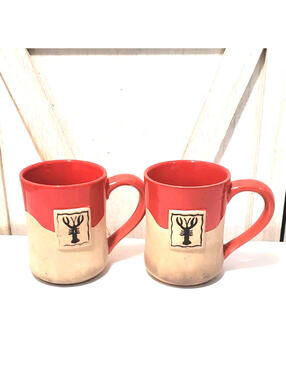 Authentic Cape Shore Set Of Moose Mugs, 15oz Coffee Tea Cappuccino
